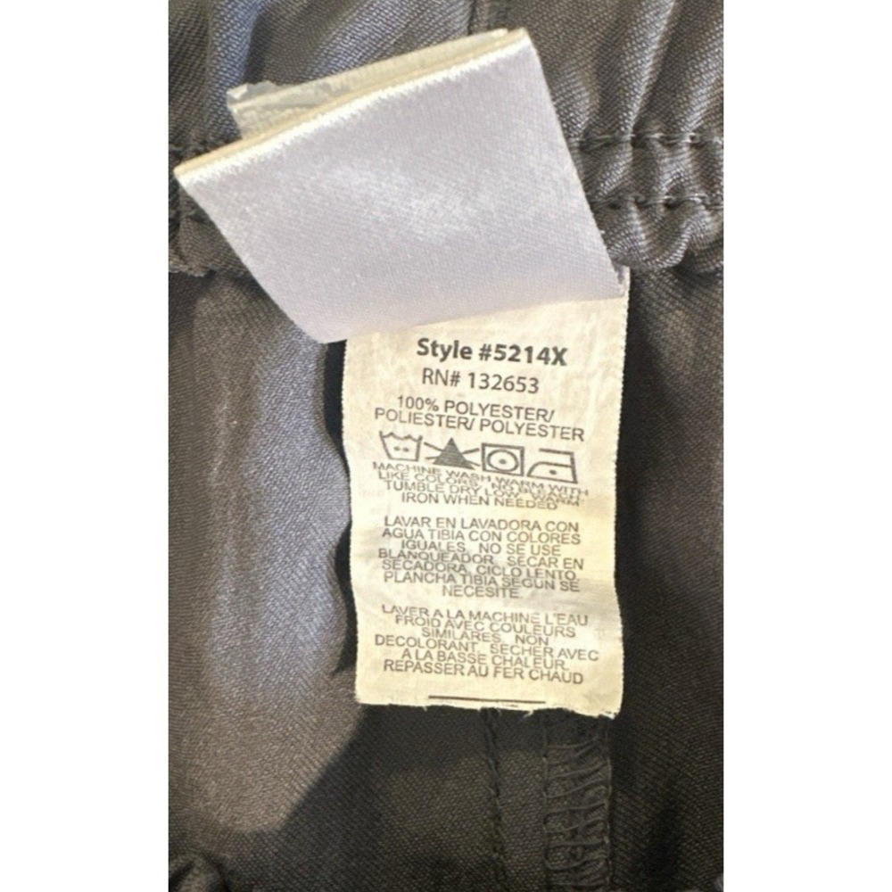 Spread Good Cheer‎ Unisex Size 3X Gray Scrub Pants Cargo  Medical Drawstring - Picture 7 of 7